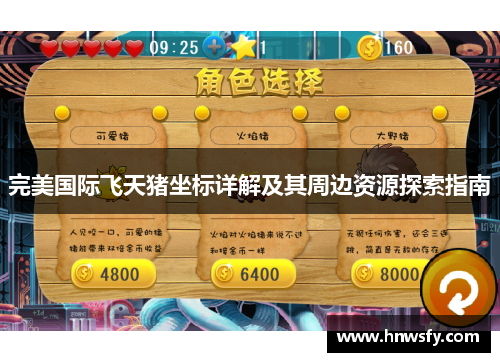完美国际飞天猪坐标详解及其周边资源探索指南